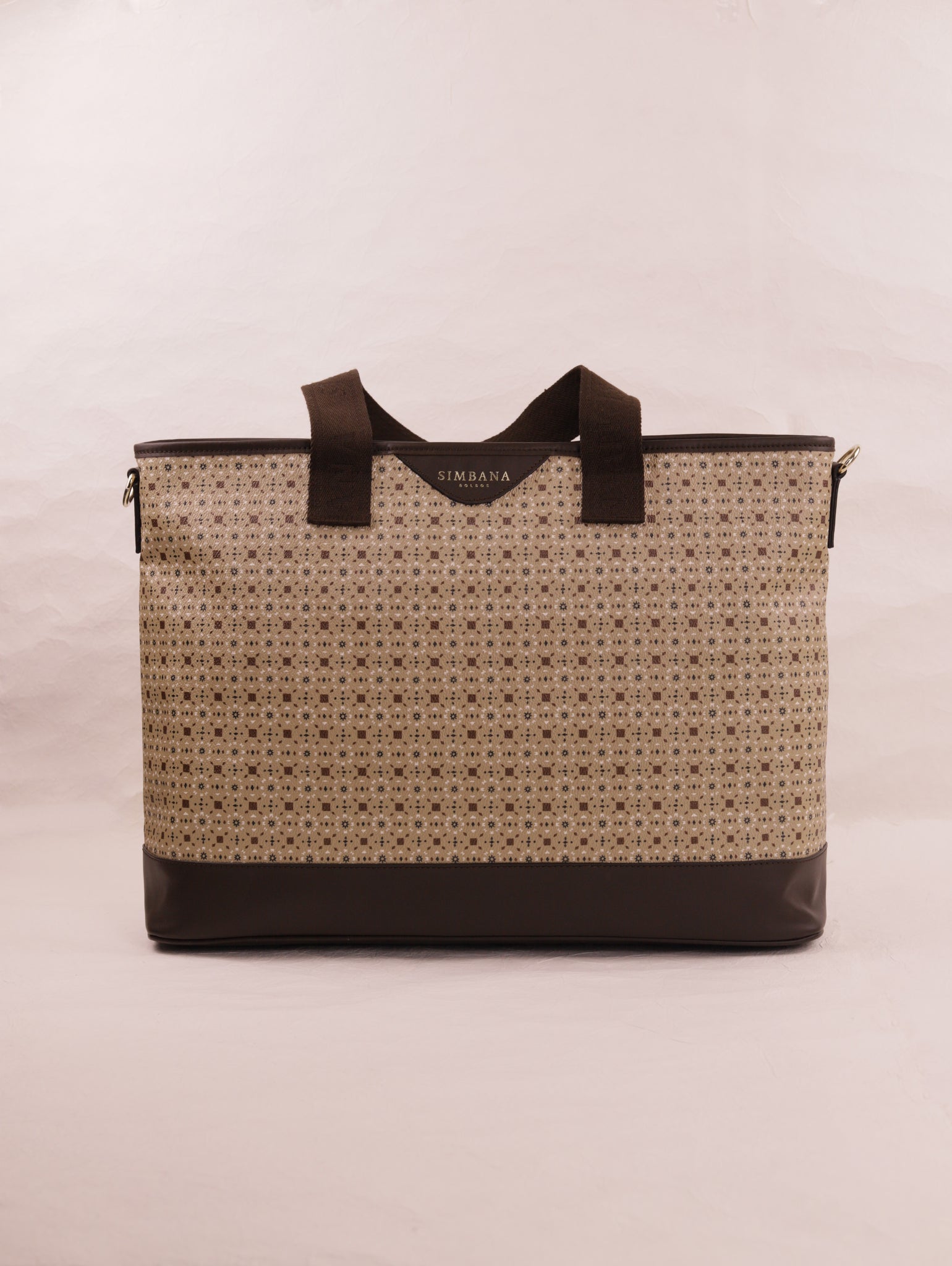 Shopper Diamante Beige