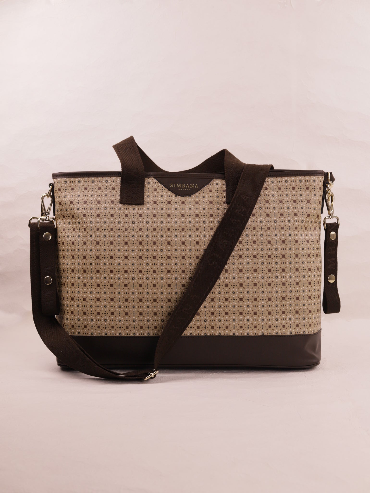 Shopper Diamante Beige